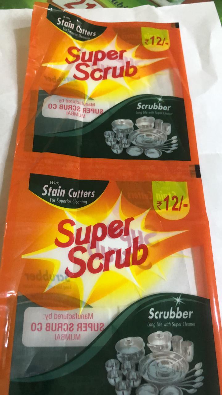 Scrubber Packaging Pouch - Color: Multicolor