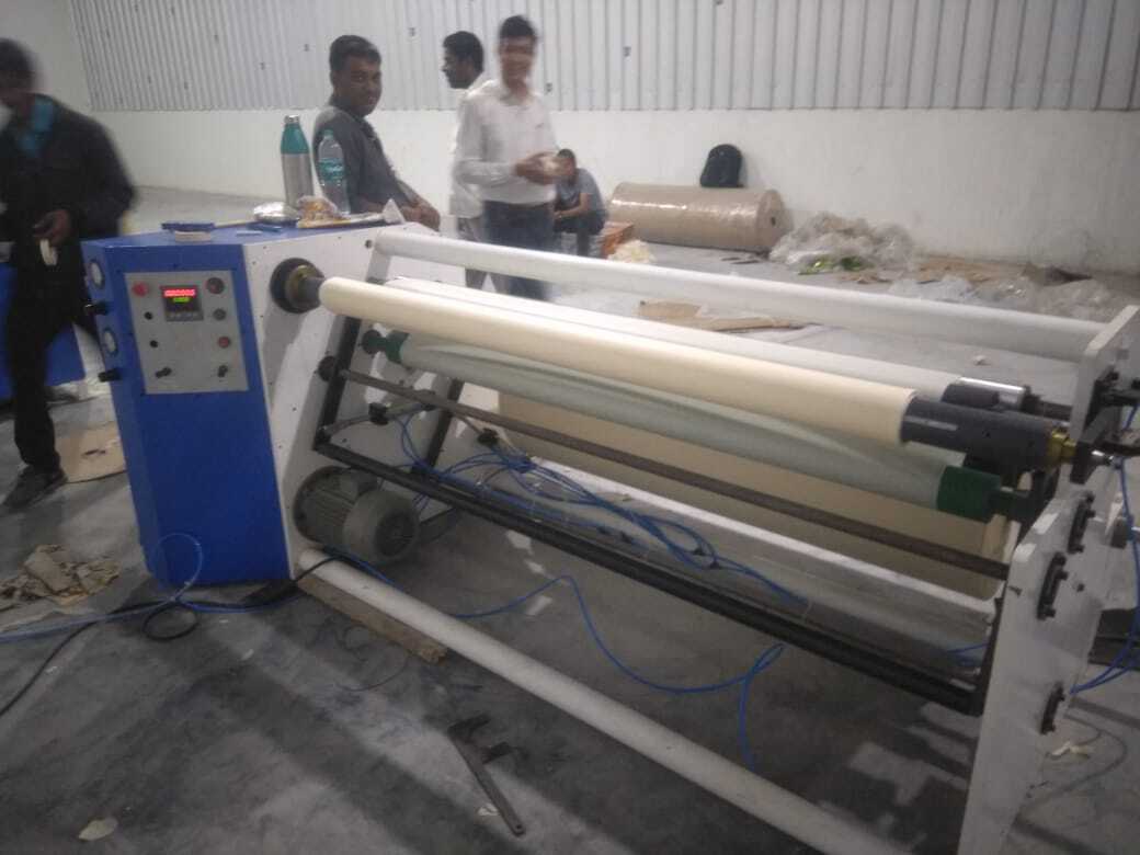 Automatic Masking Tape Slitting Rewinding Machine - Stainless Steel, 3-5 Kw Motor Power, Red Color | 50 Hz Frequency, Automatic Operation, Cnc Technology, 1-year Warranty