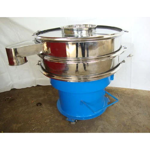 Gyro Screen - Iron Material, Electric Drive Type, Blue Color | Automatic Operation for Abrasive Industry Applications