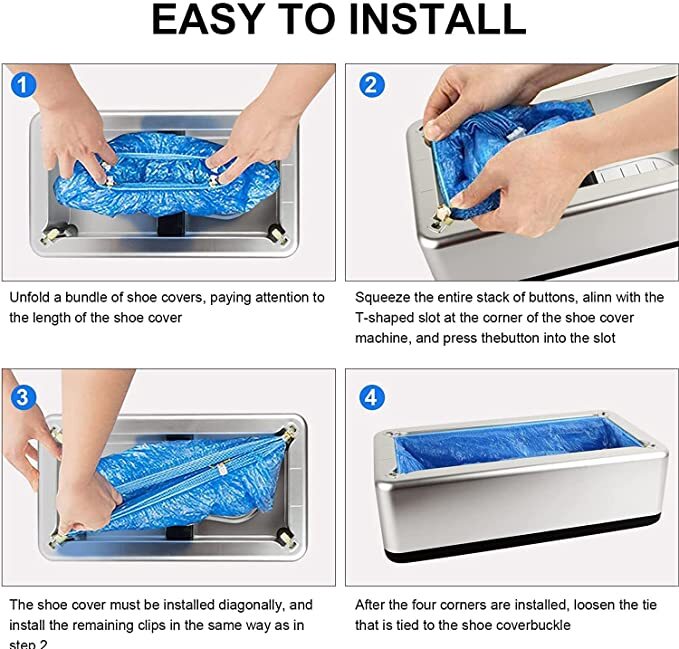Shoe Cover Dispenser Plastic - Application: Hospitals