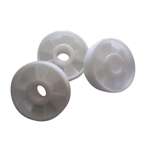 Hand Pallet Ppcp Wheel - Polypropylene Copolymer Material, Various Sizes Available, White Color | Durable, Impact Resistant, Smooth Rolling