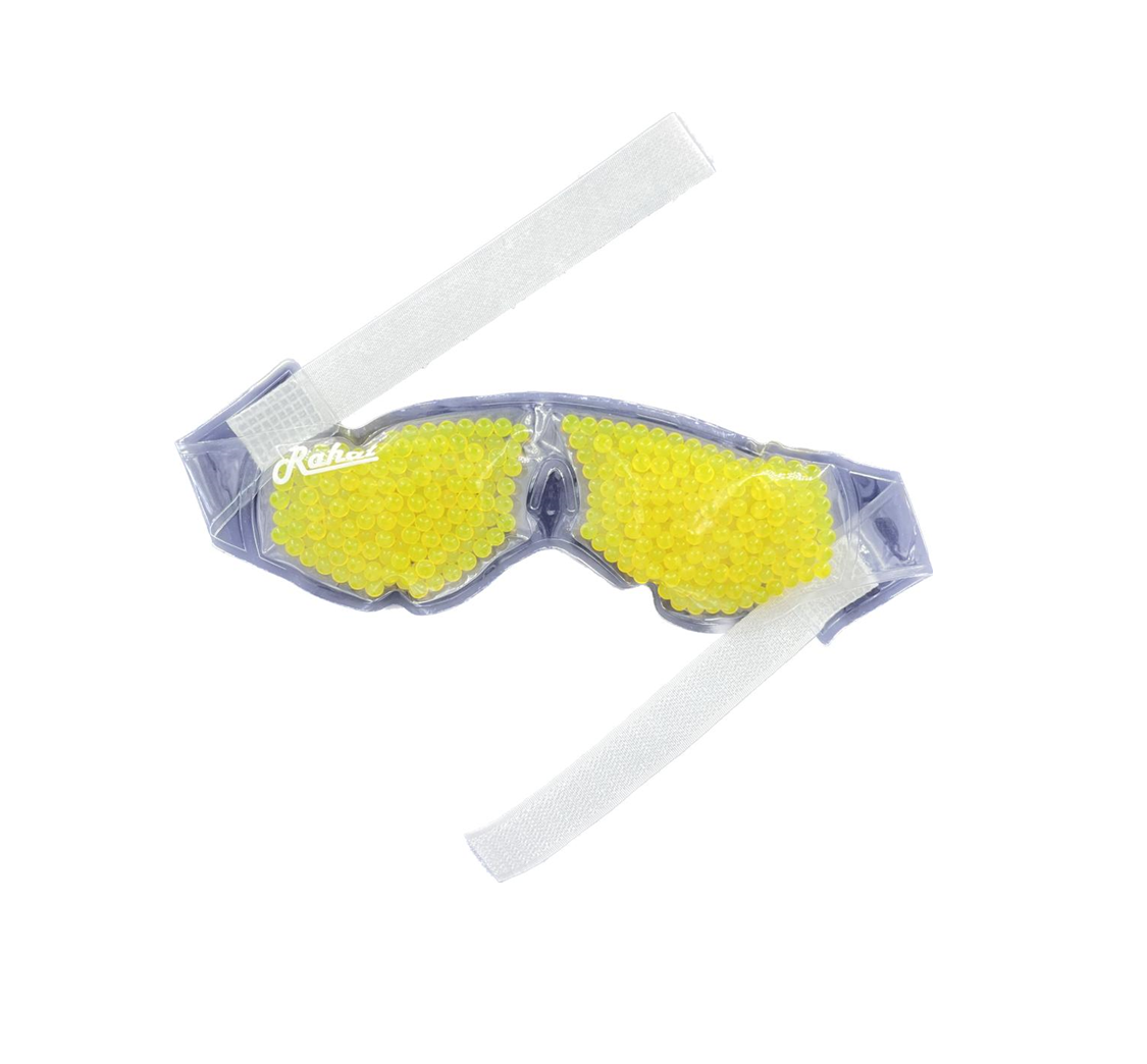 Cooling Gel Beads Eye Mask - Antifreeze Silica Gel 670x85 Mm Yellow | Waterproof Safe To Use Ideal For Men & Women Personal Care