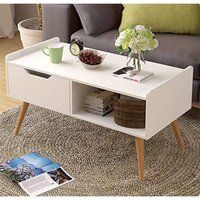 लकड़ी की सेंटर टेबल किसी असेंबली की आवश्यकता नहीं है