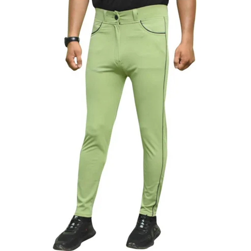 Men Polyester Green Track Pant - Polyester Material, Various Sizes , Comfortable & Skin-friendly, Breathable, Easily Washable, Stylish Design