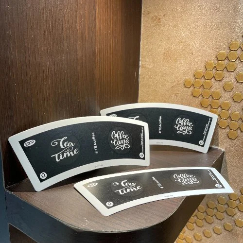 140 Gsm Spectra Paper Cup Blank - Customized Paperboard Sheets | Food-grade Material Pe Coating Embossed Patterns Versatile Compatibility