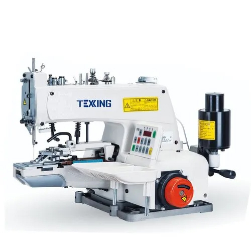 White Texking Tk 1377D Button Sewing Machine