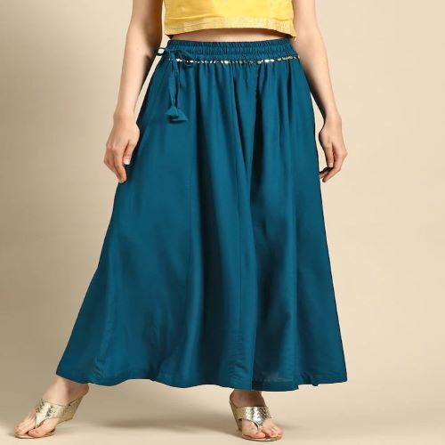 Ladies Fancy Palazzos - Fabric 14 Kg Rayon, Size M L Xl Xxl, Length 38+ Inch, Lace With Dori Work | Fancy Design For Stylish Ladies