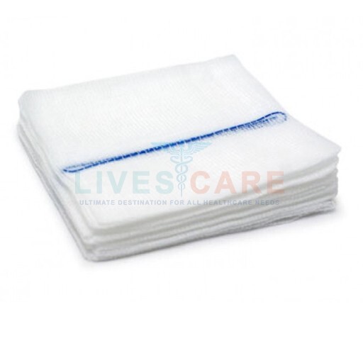 Gauze Swab - 100% Cotton, 5x5cm To 10x20cm Sizes Available, Sterile & Non-sterile Options, Hydrogen Peroxide Bleached, No Loose Threads