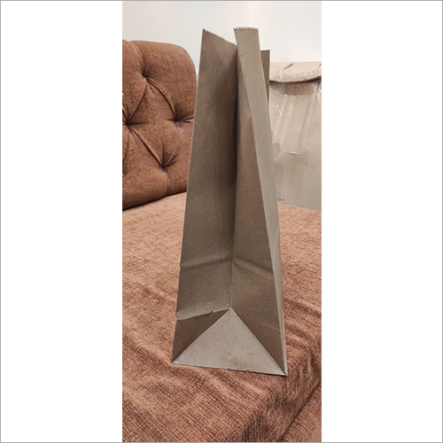 Grocery Bag - Kraft Paper, Customized Size, Light Brown | Biodegradable, Disposable, Recyclable, Plain Style
