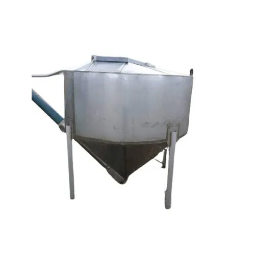 Stainless Steel Storage Silo - Coated Finish, Durable Material for Industrial Use | Safe for Grain, Maize, Chemicals, and Gases