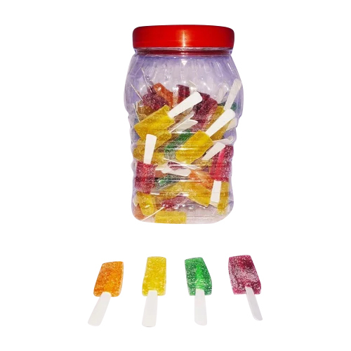 ऑरेंज जेली कैंडी लॉलीपॉप