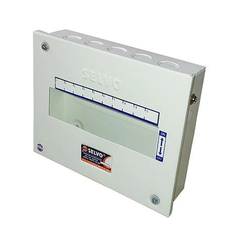 Spn Single Door Distribution Board 10 Way - Color: White