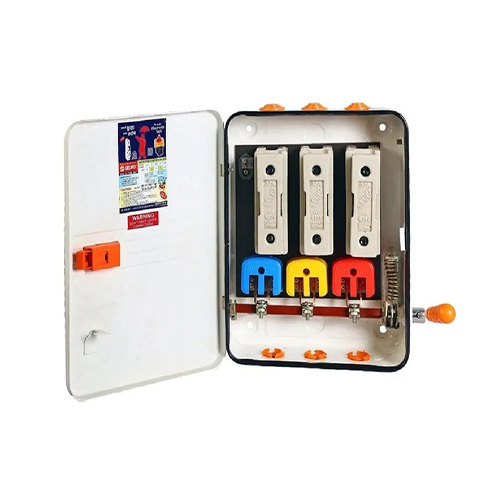 व्हाइट सेल्वो 32a 415 वोल्ट थ्री फेज न्यूट्रल रिवायरेबल स्विच फ्यूज यूनिट्स