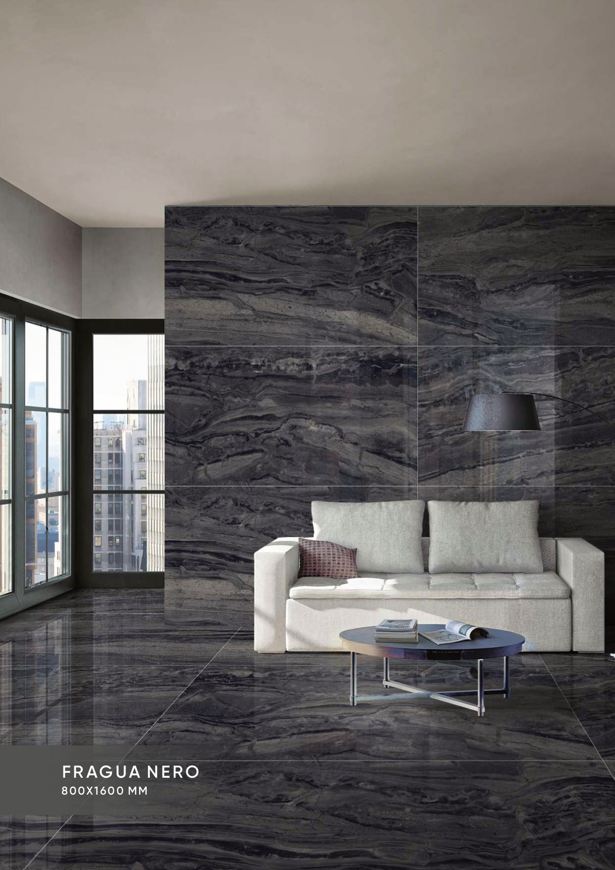 Polished Tiles - Porcelain, 30x60 Cm To 80x80 Cm Sizes, Gloss And Matt Finishes | Acid-resistant, Non-slip, Wear-resistant, Available In Various Colors