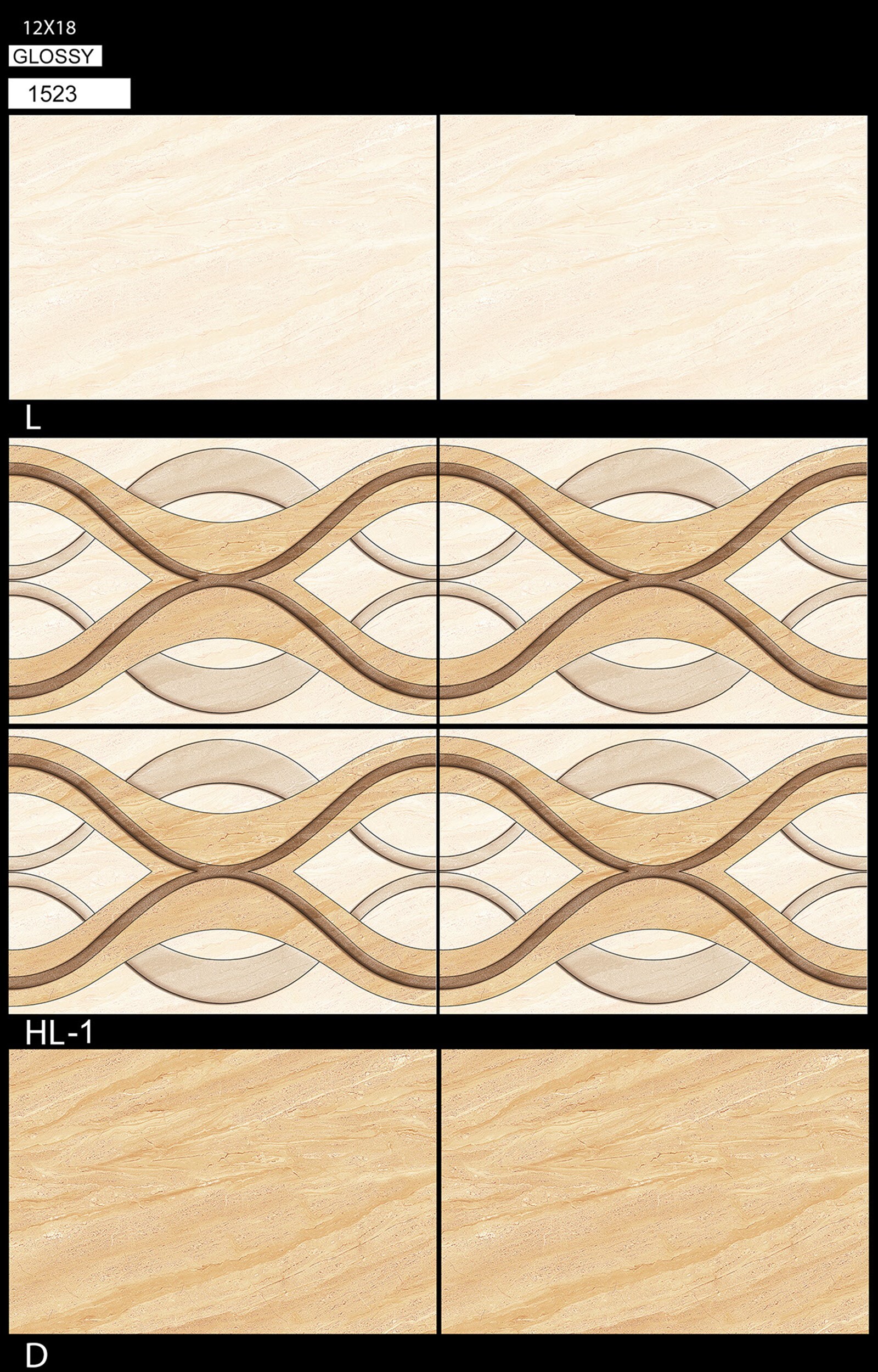Multi Color 30x60 Cm Ceramic Wall Tiles