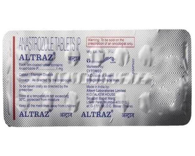 Anastrozole Tablets Store Below 30a C