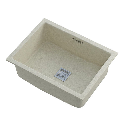 ग्रेनाइट सीरीज़ कोको आइवरी सिंक इंस्टॉलेशन टाइप: डेक माउंटेड