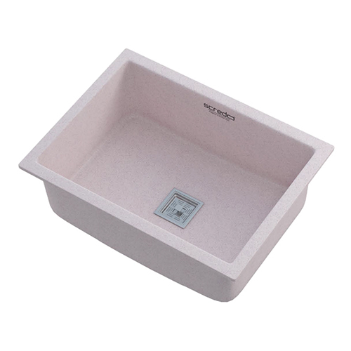 ग्रेनाइट सीरीज़ रोज़ पिंक सिंक इंस्टॉलेशन टाइप: डेक माउंटेड