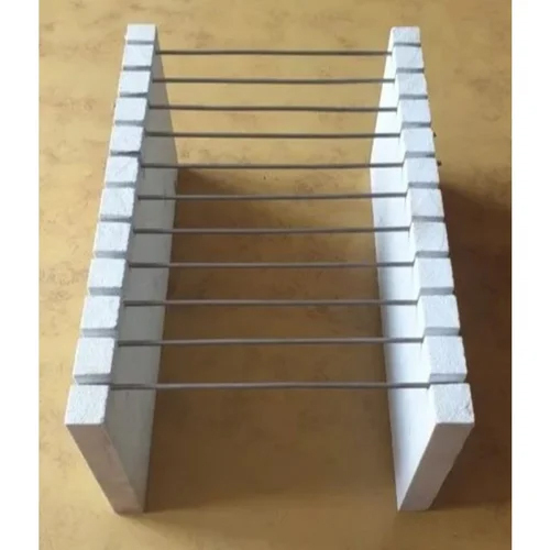 भट्ठा के लिए सफेद सिरेमिक बीड रैक