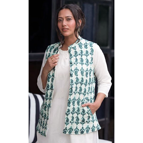 Washable Quilted Reversible Jacket Sleeveless
