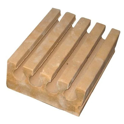 Silver Grooved Bricks