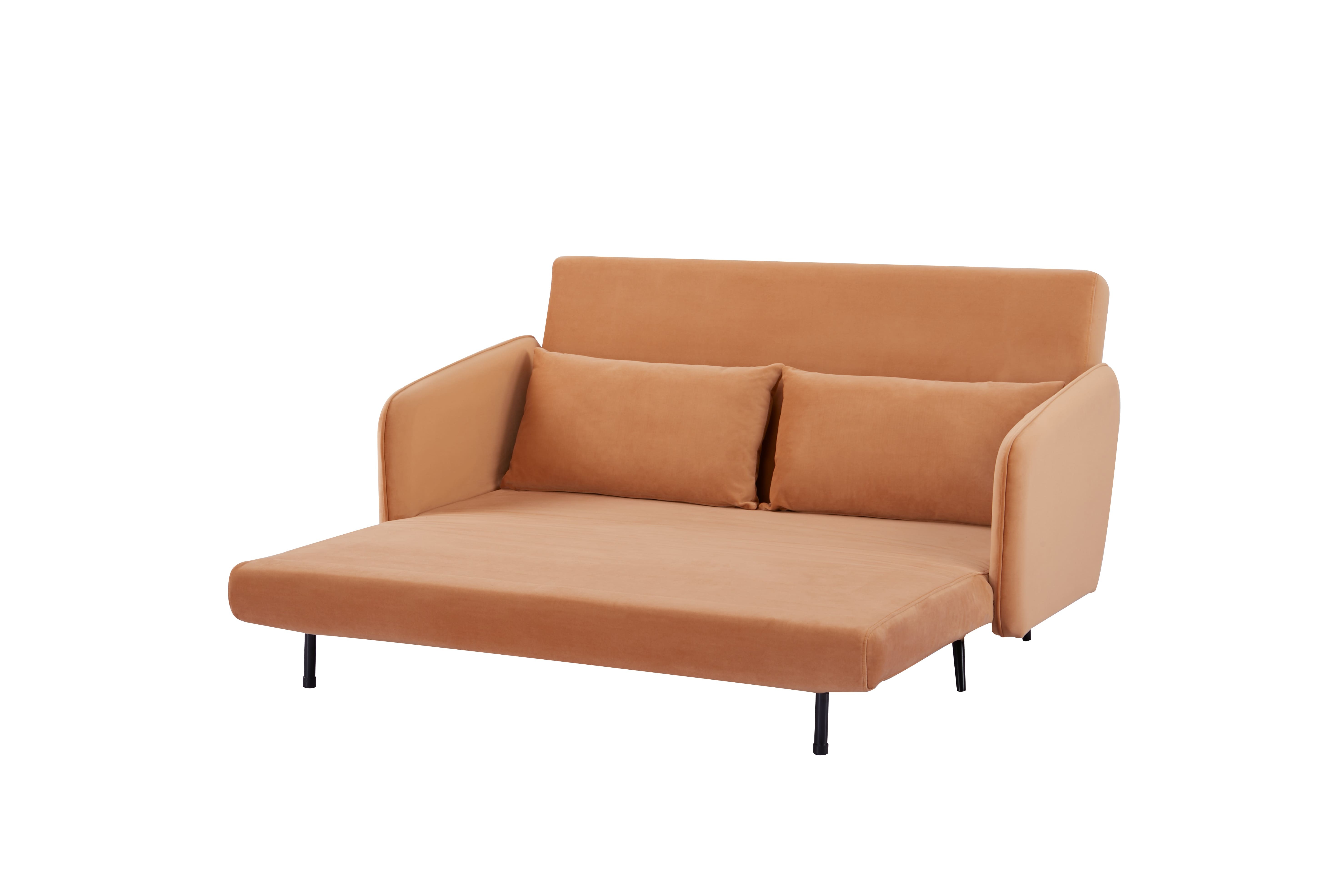 Pulse Sofa Cum Bed In Peach Colour