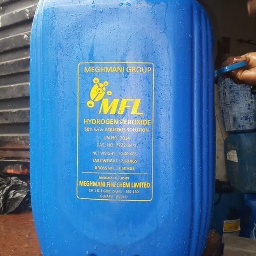 Hydrogen Peroxide - Industrial Grade Liquid | Mild Antiseptic for Skin, Home Disinfection, Effective Against Microorganisms, Miscible in All Proportions  