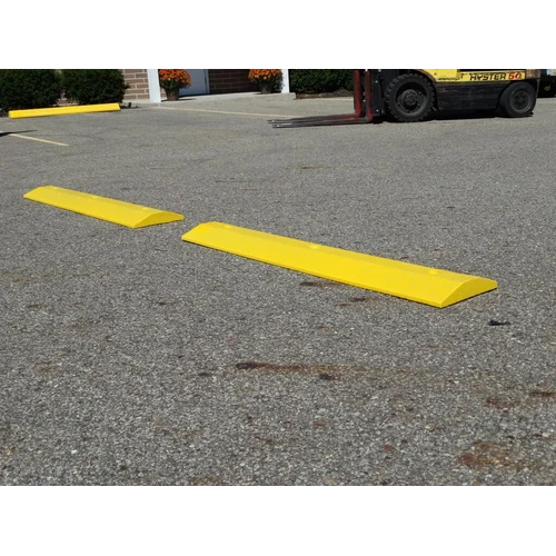 Plastic Speed Bump - Durable Design, Available in Multiple Sizes, Bright Yellow Color | High Quality, Ideal for Enhanced Road Safety