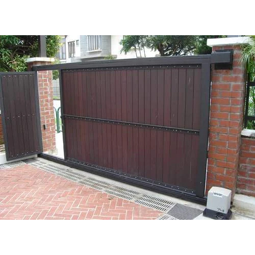 Iron Automatic Sliding Gate Size: As Per Requirement