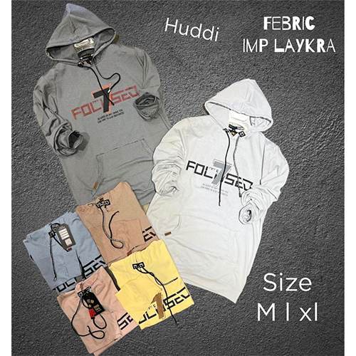 Multicolour Men Printed T-shirt With Hoodie