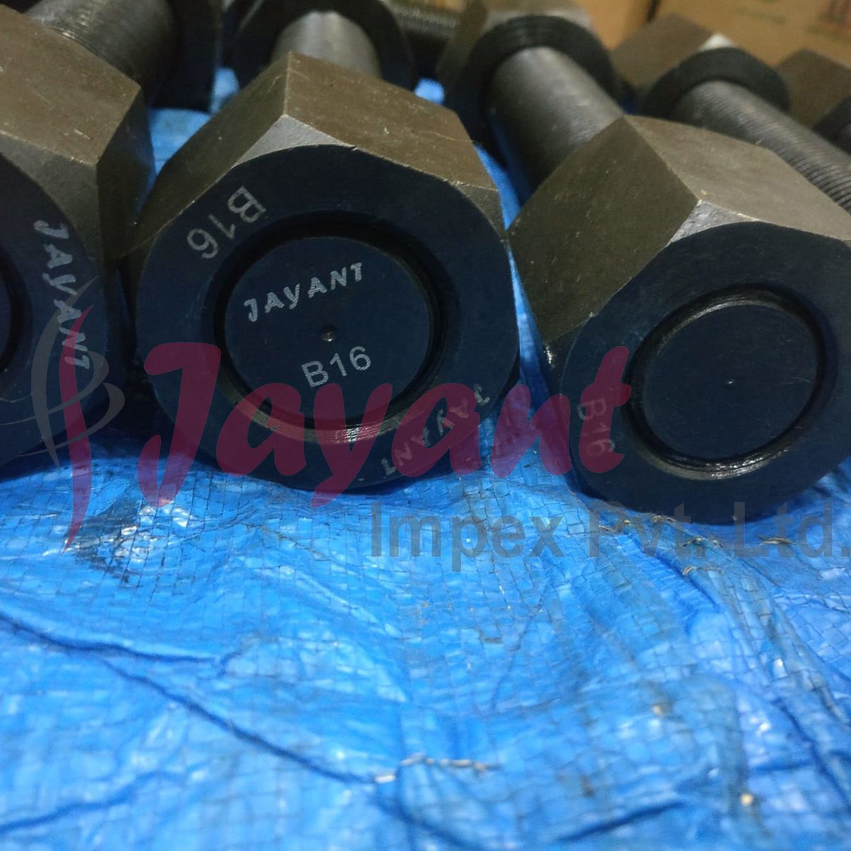 Metal Full Threaded Stud With Heavy Hex Nut Astm A193 Gr.b16