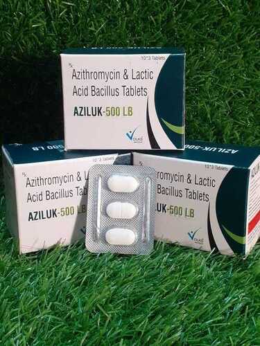 एज़िथ्रोमाइसिन लैक्टिक एसिड बैसिलस टैबलेट