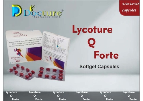 लाइकोपीन ग्रीन टी एक्सट्रैक्ट बीटा कैरोटीन व्हीट जर्म ऑयल कैल्शियम एस्कॉर्बेट सेलेनियम जिंक यूबिडेकेरेनोन सॉफ्टगेलैटिन कैप्सूल