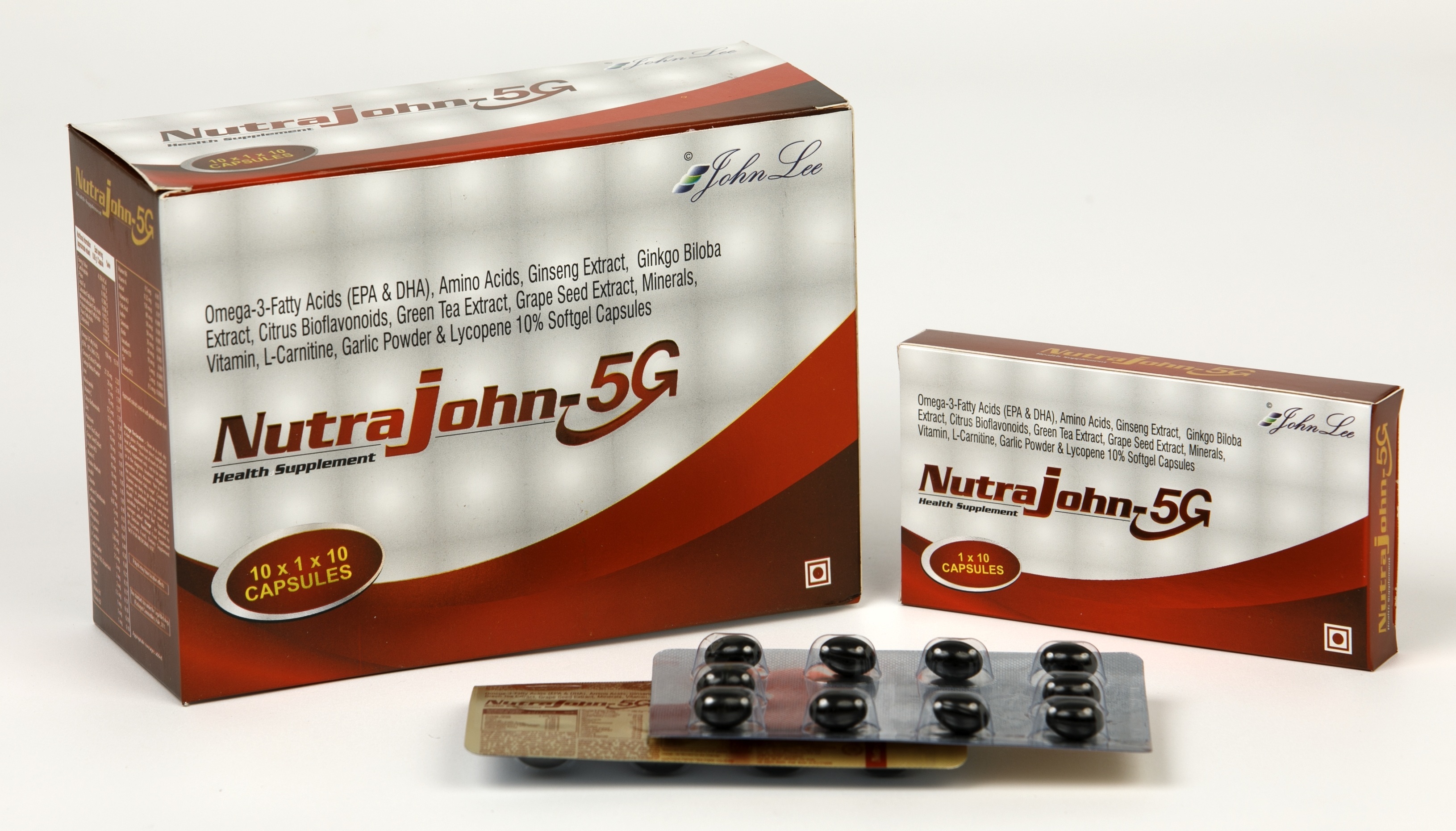 Lycopene Capsule - Gelatin, Red Color | Easy To Swallow, High Potency, Natural Source, Vegetarian Friendly, Supports Health, 30 Capsules