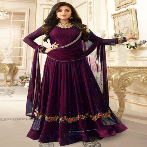 Party Wear Gown Bust Size: Max Up To 44