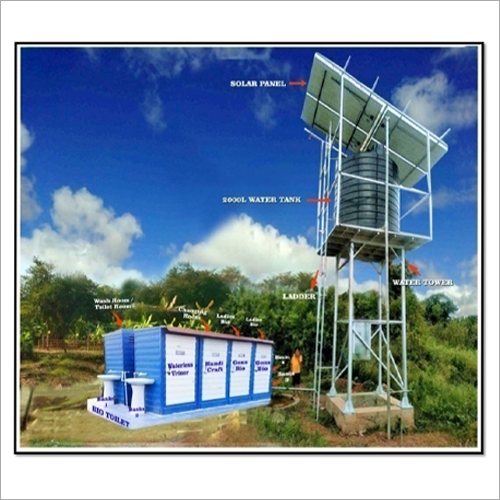 Eco Sanitation Complex - Color: Blue
