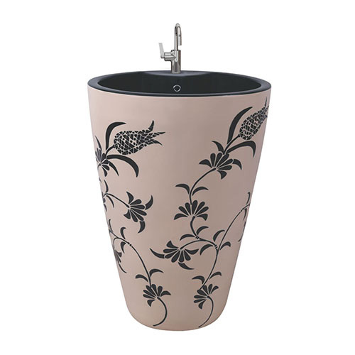 विभिन्न उपलब्ध वन पीस पेडस्टल बेसिन सेट