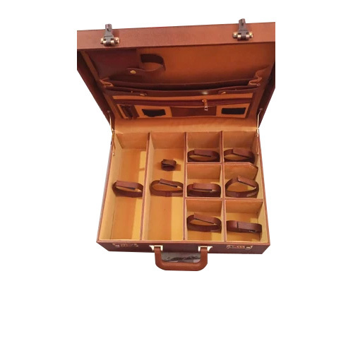 Moisture Proof Leather Watch Briefcase