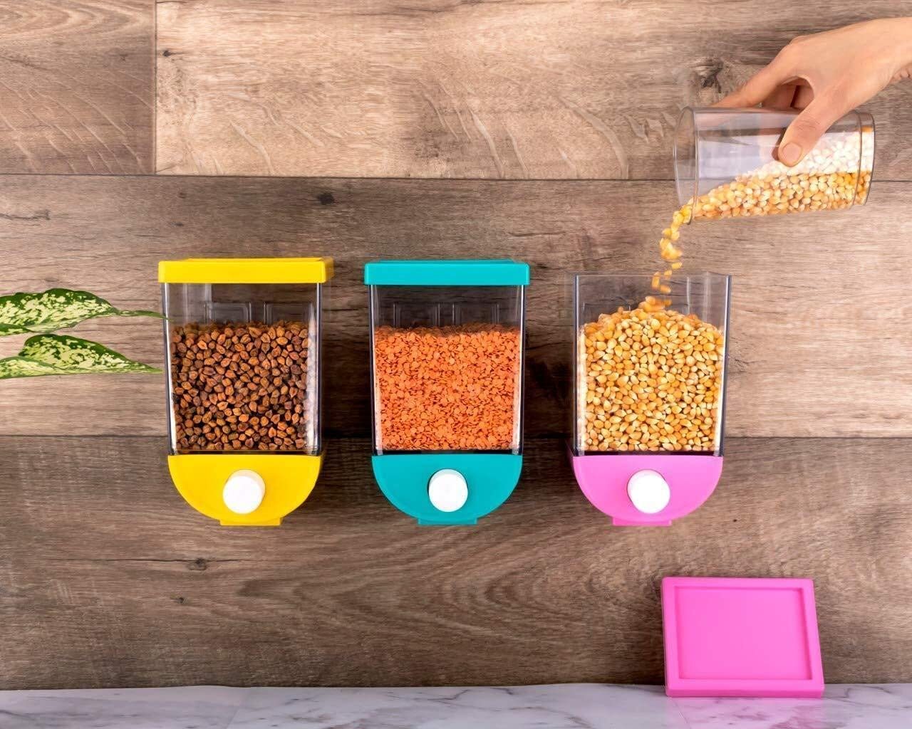Multy Push Button Storage Container ( 1100ml)