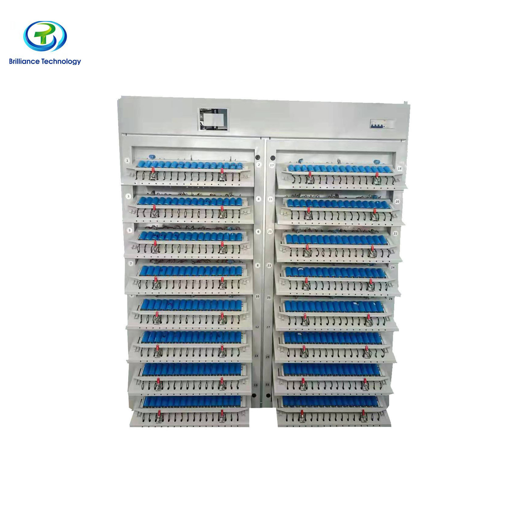 Gray Prismatic Battery Tester Battery Cycle Balancing Machine