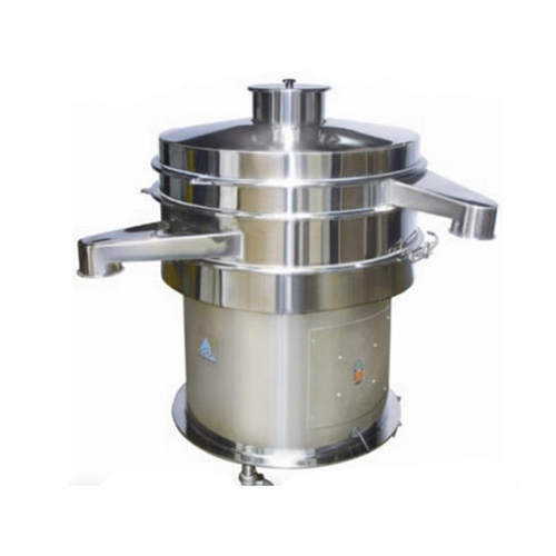 Industrial Vibro Sifter - Metal Construction, 220v Voltage, Manual Control | Silver Finish, Warranty Included