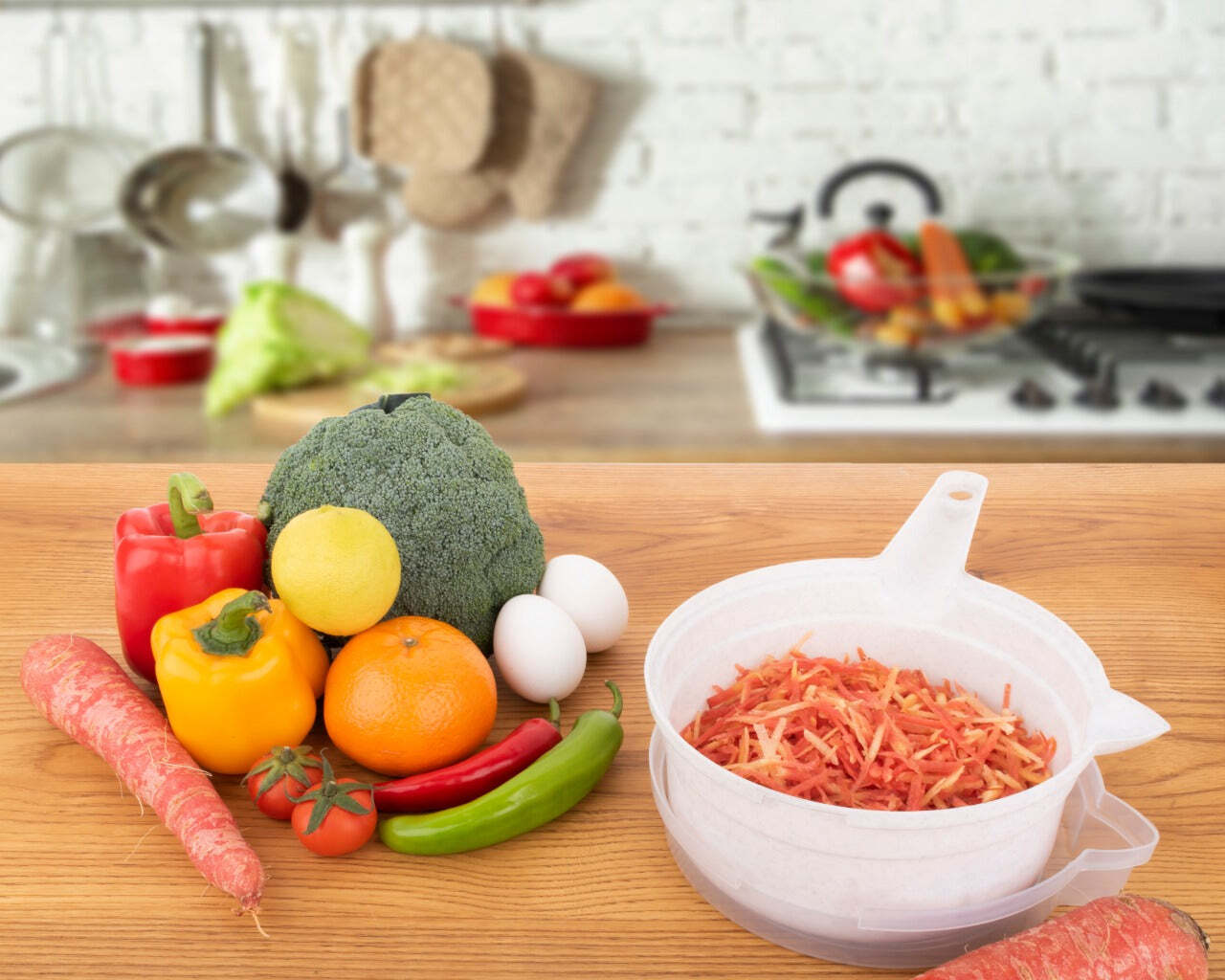 Multipurpose 12 In 1 Vegetable And Fruit Chopper Cutter Grater Slicer - Plastic, 1,500 Ml, Mix Color | Innovative Fresh Keeping Lid, All-in-one Kitchen Tool