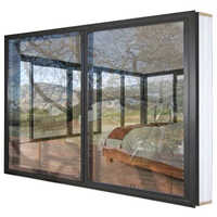 UPVC आयताकार स्लाइडिंग विंडो अनुप्रयोग: वाणिज्यिक