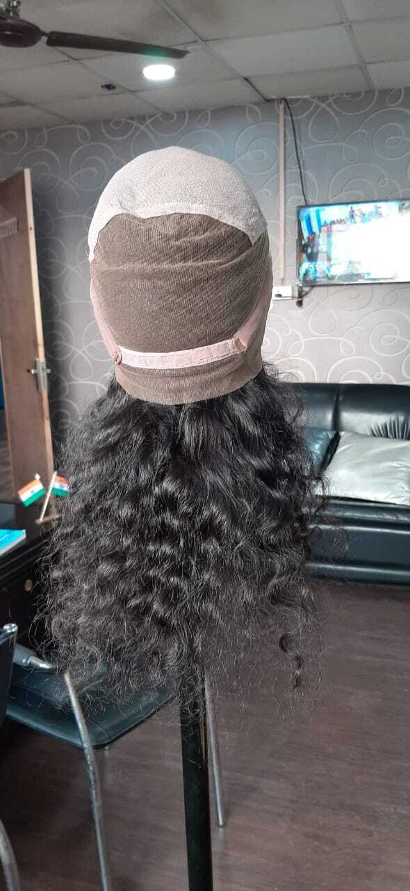 Curly Hair Lace Wigs - Color: Natural