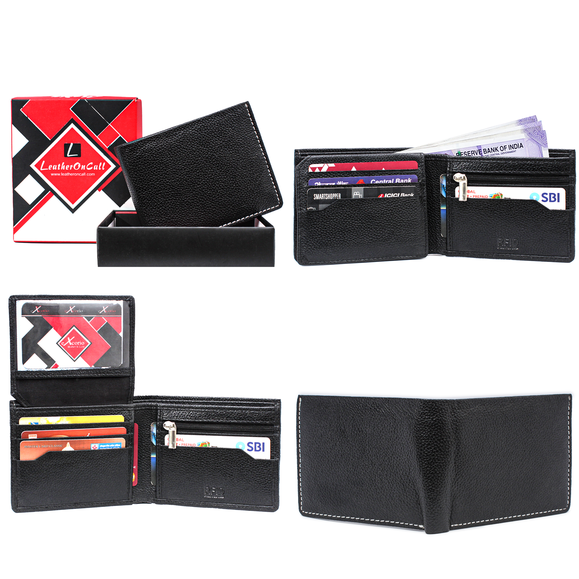 Ndm Leather Wallet Rfid