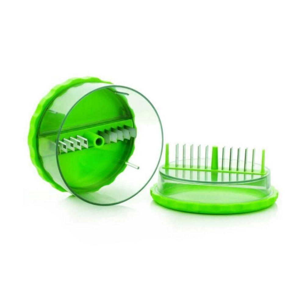 Multi Crusher/grinder/cutter(0134) - Plastic, Mix Colour | 20 Safety Blades, Effortless Vegetable And Dry Fruit Cutting, Easy To Clean And Use