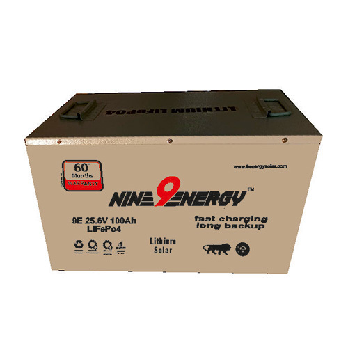 25 6V100Ah लिथियम बैटरी