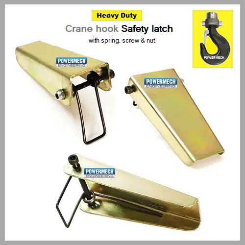 Silver Crane Hook Safety Latch