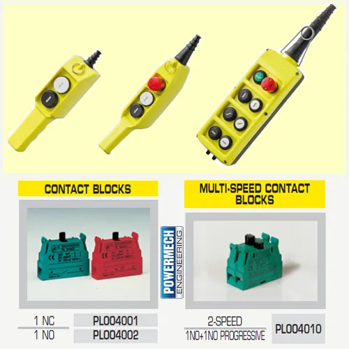 संपर्क ब्लॉक आवेदन: इलेक्ट्रिक होइस्ट