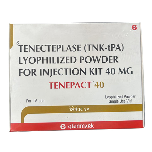 40 Mg Tenecteplase (Tnk-tpa) Lyophilized Powder For Injection Kit General Medicines